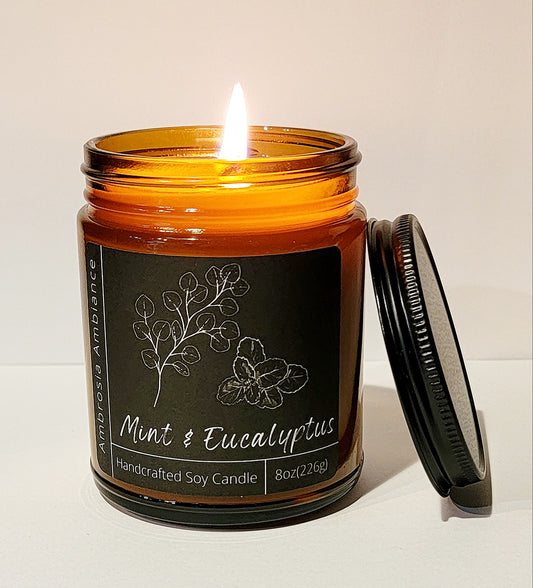 Mint & Eucalyptus | Soy Wax Candle