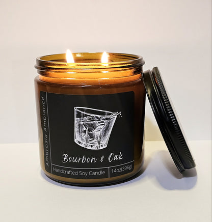 Bourbon & Oak | Soy Wax Candle