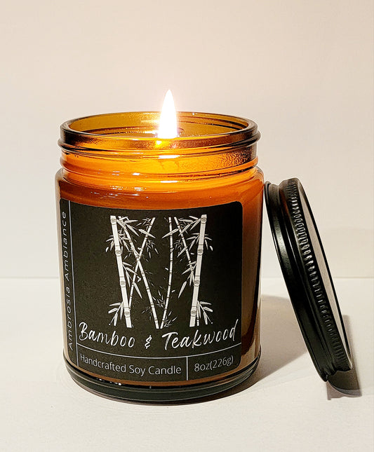 Bamboo & Teakwood | Soy Wax Candle