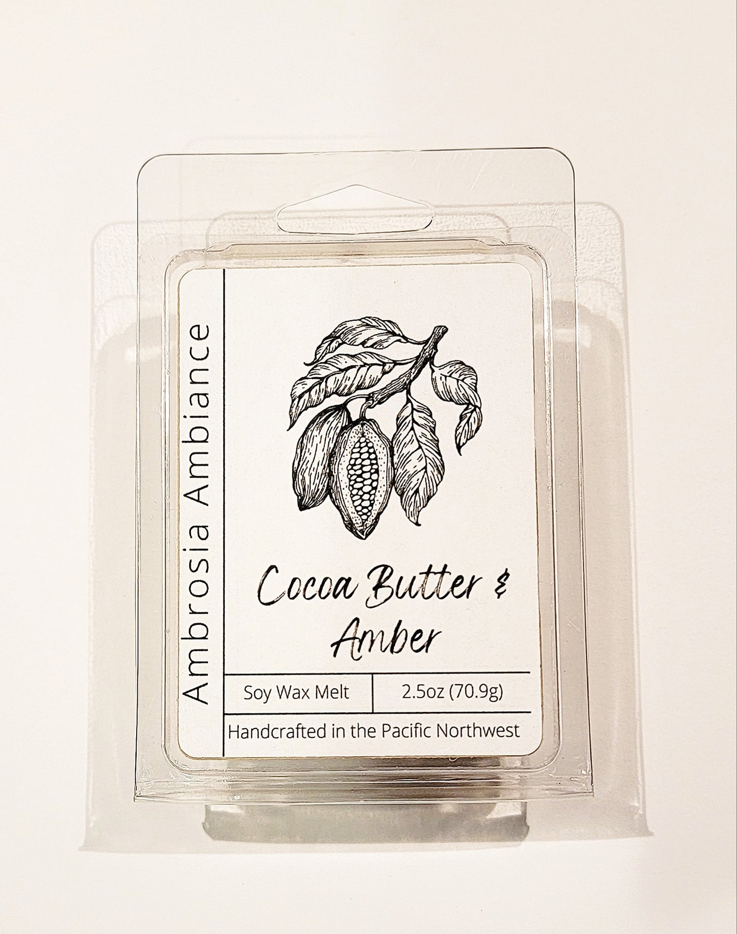 Cocoa Butter & Amber | Soy Wax Melt