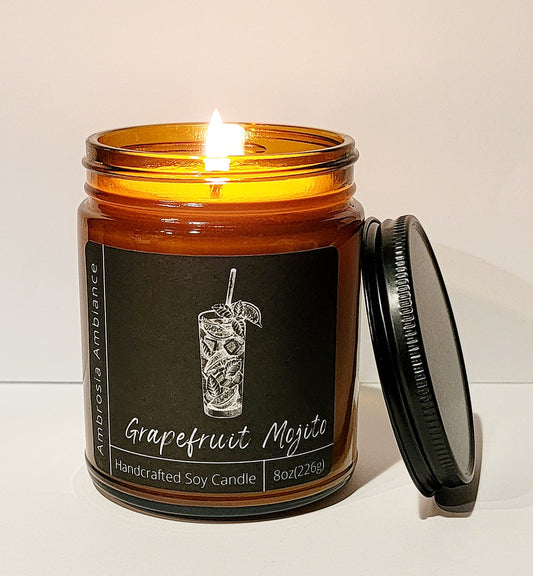 Grapefruit Mojito | Soy Wax Candle