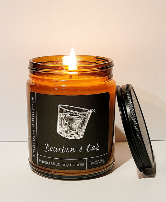 Bourbon & Oak | Soy Wax Candle