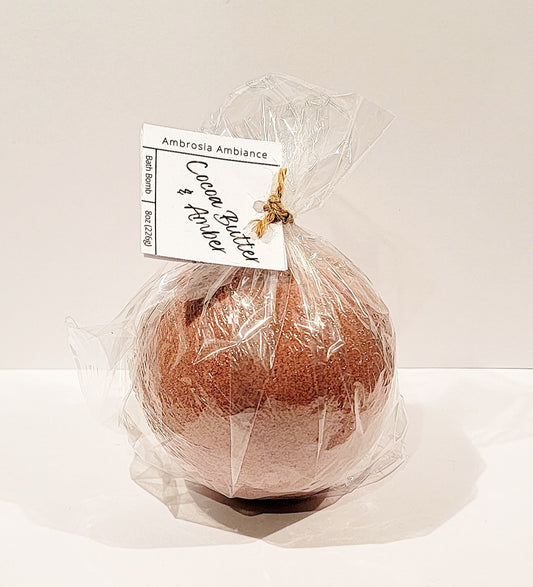 Cocoa Butter & Amber | Bath Bomb
